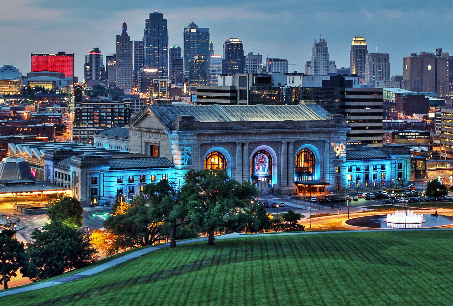 Union Kansas City Train Station Glossy Poster Picture Photo Print Banner Conversationprints