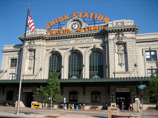 Union Denver Co Train Station Glossy Poster Picture Photo Print Banner Conversationprints