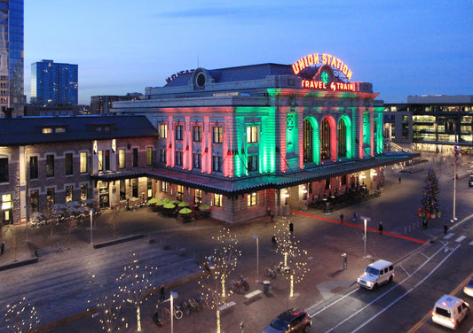 Union Denver Co Train Station Glossy Poster Picture Photo Print Banner Conversationprints