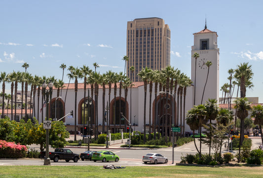 Union Los Angeles Ca Train Station Glossy Poster Picture Photo Print Banner Conversationprints