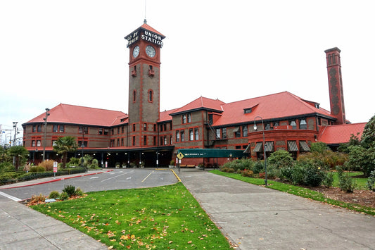 Union Portland Or Train Station Glossy Poster Picture Photo Print Banner Conversationprints