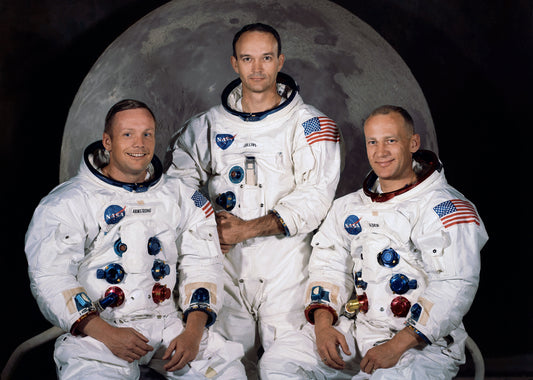 APOLLO 11 CREW MOON SPACE MISSION GLOSSY POSTER PICTURE PHOTO PRINT BANNER