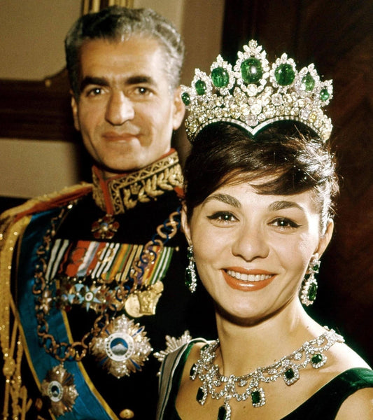 Mohammad Reza Pahlavi Shah & Wife Glossy Poster Picture Photo Print Banner Conversationprints