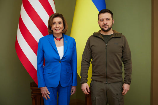 Nancy Pelosi Volodymyr Zelensky Glossy Poster Picture Photo Print Banner Us Conversationprints