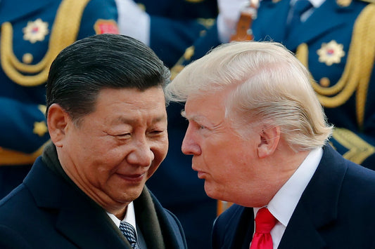 Donald Trump Xi Jinping Glossy Poster Picture Photo Print Banner China Usa Conversationprints