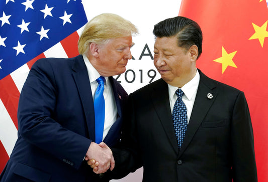 Donald Trump Xi Jinping Glossy Poster Picture Photo Print Banner China Usa Conversationprints