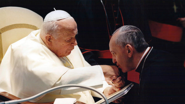 POPE FRANCIS & JOHN PAUL GLOSSY POSTER PICTURE PHOTO PRINT BANNER catholic