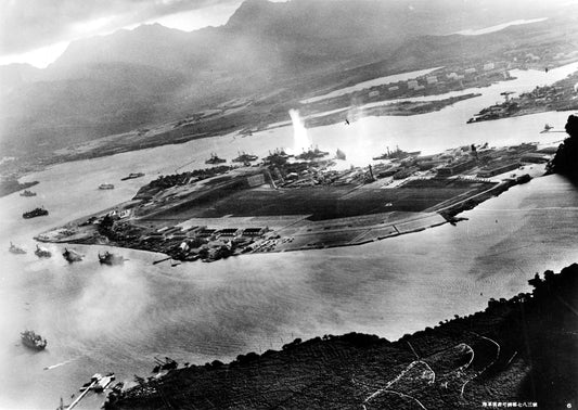 Pearl Harbor Japanese Plane View Glossy Poster Picture Photo Print Banner Conversationprints