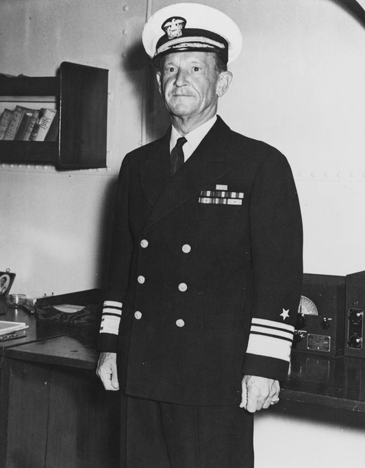 Frank Jack Fletcher Navy Admiral Glossy Poster Picture Photo Print Banner Conversationprints
