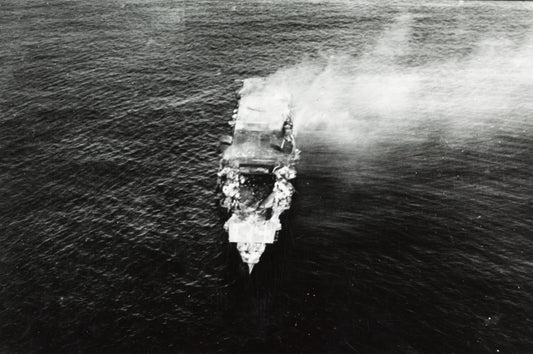 Japanese Ww2 Carrier Hiryu Midway Glossy Poster Picture Photo Print Banner Conversationprints