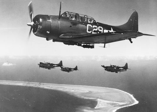 Douglas Sbd Dauntless Plane Bomber Glossy Poster Picture Photo Print Banner Conversationprints