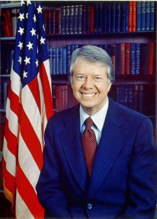 Us President Jimmy Carter Glossy Poster Picture Photo Print Banner James Usa Conversationprints