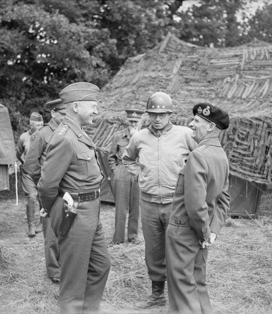 General Patton Bradley Montgomery Glossy Poster Picture Photo Print Banner Conversationprints