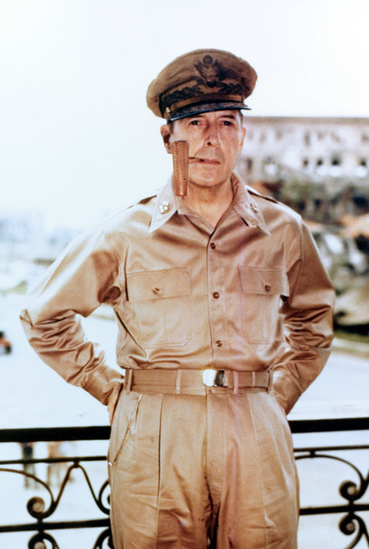 General Douglas Macarthur Army Ww2 Glossy Poster Picture Photo Print Banner Conversationprints