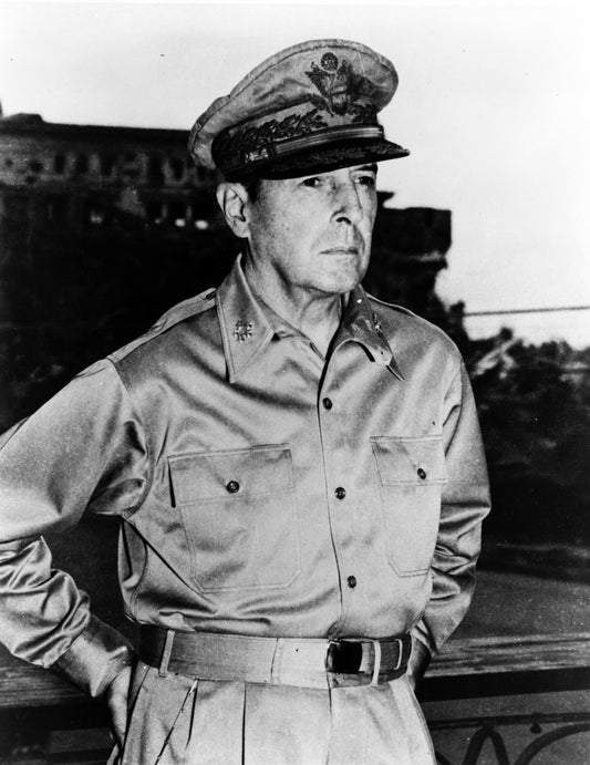Usa General Douglas Macarthur Army Ww2 Glossy Poster Picture Photo Print Banner Conversationprints