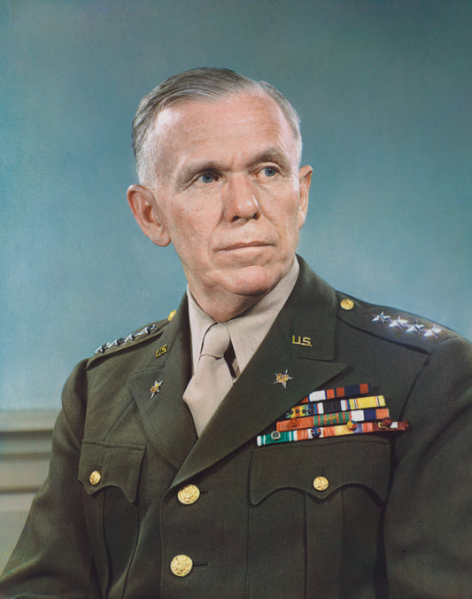 Chief Staff George Marshall Us Ww2 Glossy Poster Picture Photo Print Banner Conversationprints