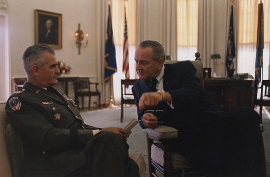 William Westmoreland Lyndon B Johnson Poster Picture Photo Print Banner Usa Conversationprints