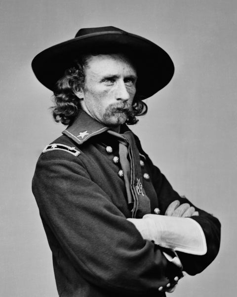 GENERAL GEORGE CUSTER US CIVIL WAR GLOSSY POSTER PICTURE PHOTO PRINT BANNER