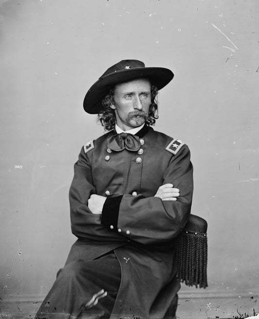 General George Custer Usa Civil War Glossy Poster Picture Photo Print Banner Conversationprints