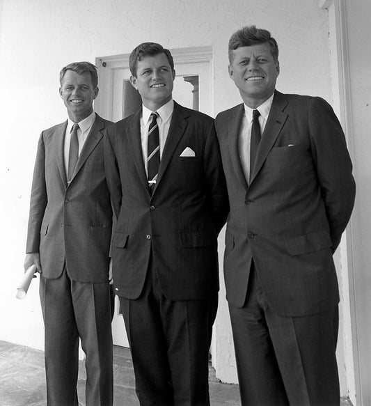 Brothers Robert Ted John Kennedy Glossy Poster Picture Photo Print Banner Conversationprints