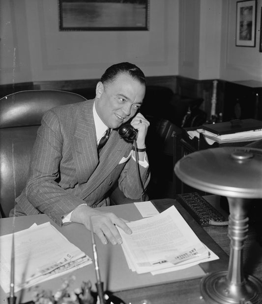John J Edgar Hoover Glossy Poster Picture Photo Print Banner Fbi Director Conversationprints