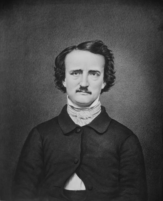 Edgar Allan Poe Poet Writer Raven Glossy Poster Picture Photo Print Banner Conversationprints