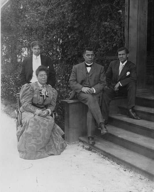 Booker T Washington Wife Family Glossy Poster Picture Photo Print Banner Conversationprints